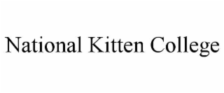 NATIONAL KITTEN COLLEGE