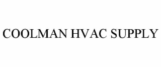 COOLMAN HVAC SUPPLY