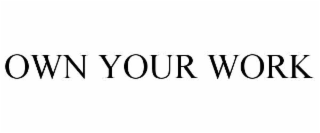 OWN YOUR WORK