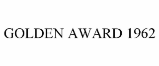 GOLDEN AWARD 1962