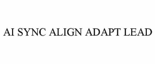 AI SYNC ALIGN ADAPT LEAD