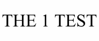 THE 1 TEST