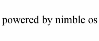 POWERED BY NIMBLE OS