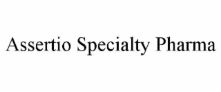 ASSERTIO SPECIALTY PHARMA
