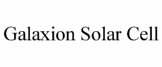 GALAXION SOLAR CELL