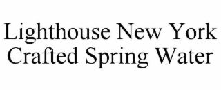 LIGHTHOUSE NEW YORK CRAFTED SPRING WATER