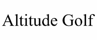 ALTITUDE GOLF