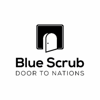 BLUE SCRUB DOOR TO NATIONS