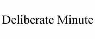 DELIBERATE MINUTE