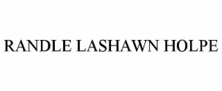 RANDLE LASHAWN HOLPE