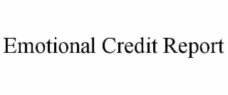 EMOTIONAL CREDIT REPORT