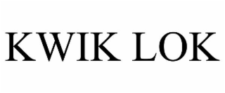 KWIK LOK