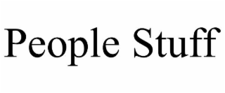 PEOPLE STUFF