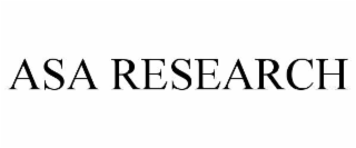 ASA RESEARCH