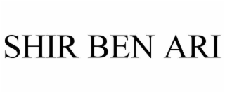 SHIR BEN ARI