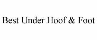 BEST UNDER HOOF & FOOT