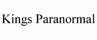 KINGS PARANORMAL