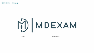 MDEXAM PRIMARY LOGO ICON MDEXAM WORD MARK
