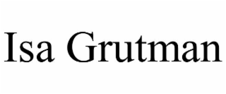 ISA GRUTMAN