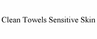 CLEAN TOWELS SENSITIVE SKIN