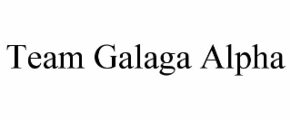 TEAM GALAGA ALPHA