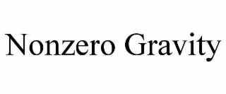 NONZERO GRAVITY