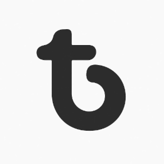 THE STYLIZED DESIGN INCLUDES THE LOWERCASE LETTERS “T” AND “O” MERGED INTO A SINGLE CONTINUOUS MARK.