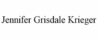 JENNIFER GRISDALE KRIEGER