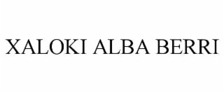 XALOKI ALBA BERRI