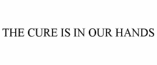THE CURE IS IN OUR HANDS
