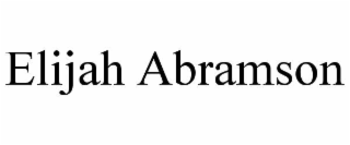 ELIJAH ABRAMSON