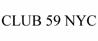 CLUB 59 NYC
