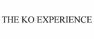 THE KO EXPERIENCE