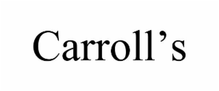 CARROLL’S