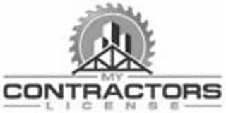 MY CONTRACTORS LICENSE