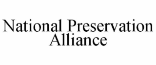 NATIONAL PRESERVATION ALLIANCE