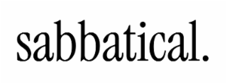SABBATICAL.