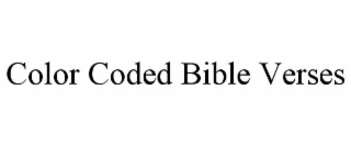 COLOR CODED BIBLE VERSES