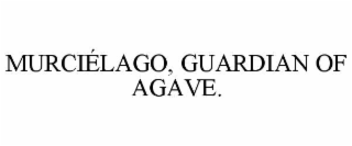 MURCIÉLAGO, GUARDIAN OF AGAVE.