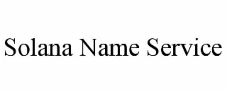 SOLANA NAME SERVICE