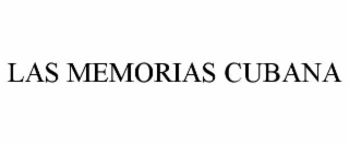 LAS MEMORIAS CUBANA