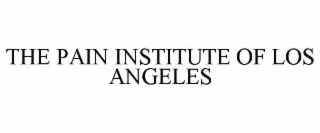 THE PAIN INSTITUTE OF LOS ANGELES