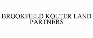 BROOKFIELD KOLTER LAND PARTNERS