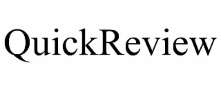 QUICKREVIEW