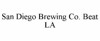 SAN DIEGO BREWING CO. BEAT LA