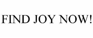 FIND JOY NOW!