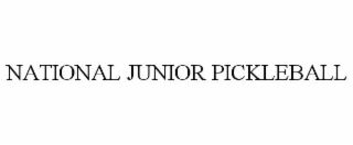 NATIONAL JUNIOR PICKLEBALL