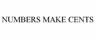 NUMBERS MAKE CENTS
