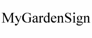 MYGARDENSIGN