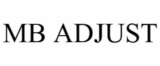 MB ADJUST